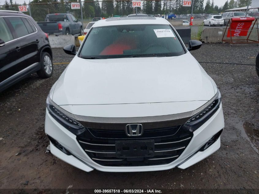 2022 Honda Accord Sport 2.0T VIN: 1HGCV2F36NA013706 Lot: 39557518