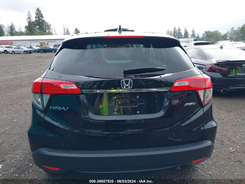 2021 Honda Hr-V Awd Lx VIN: 3CZRU6H39MM711822 Lot: 39557525