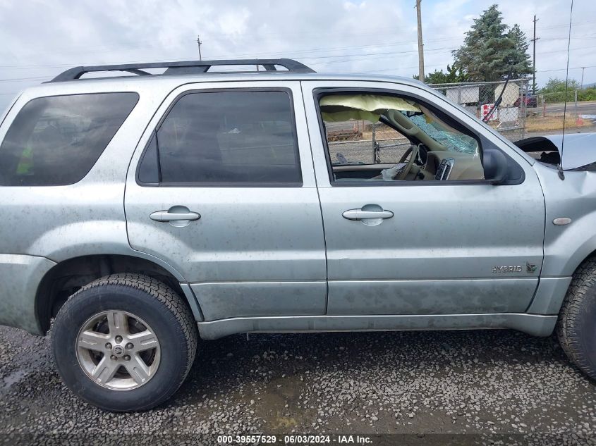 2006 Mercury Mariner Hybrid VIN: 4M2CU98H06KJ15236 Lot: 39557529