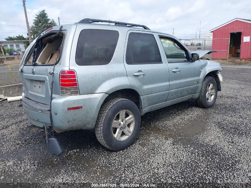 2006 Mercury Mariner Hybrid VIN: 4M2CU98H06KJ15236 Lot: 39557529