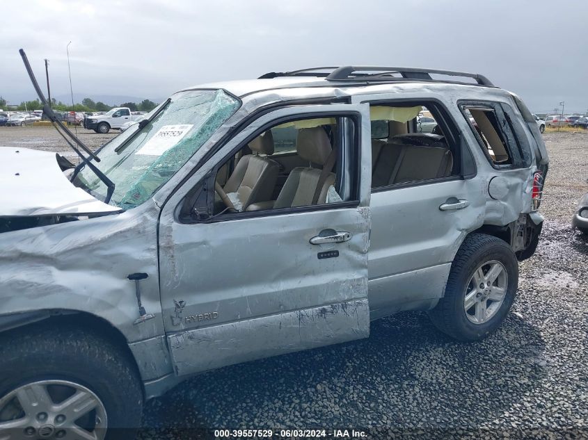 2006 Mercury Mariner Hybrid VIN: 4M2CU98H06KJ15236 Lot: 39557529