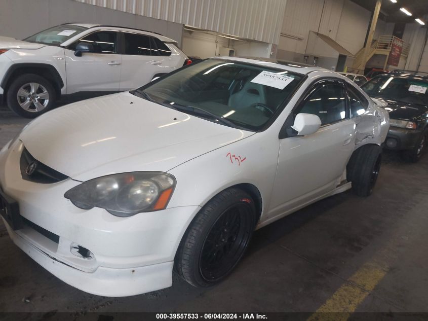 2002 Acura Rsx VIN: JH4DC53862C007011 Lot: 39557533