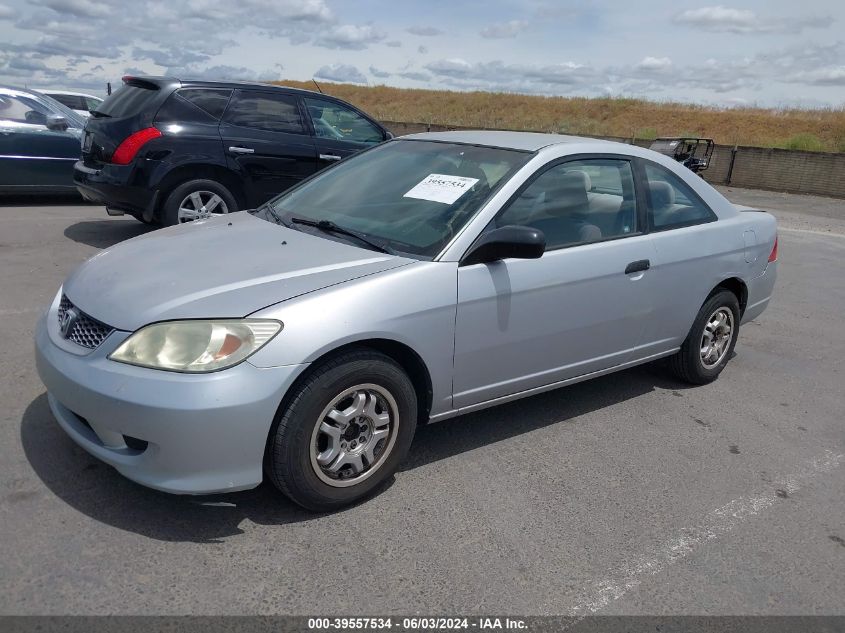 2004 Honda Civic Vp VIN: 1HGEM22334L001646 Lot: 39557534