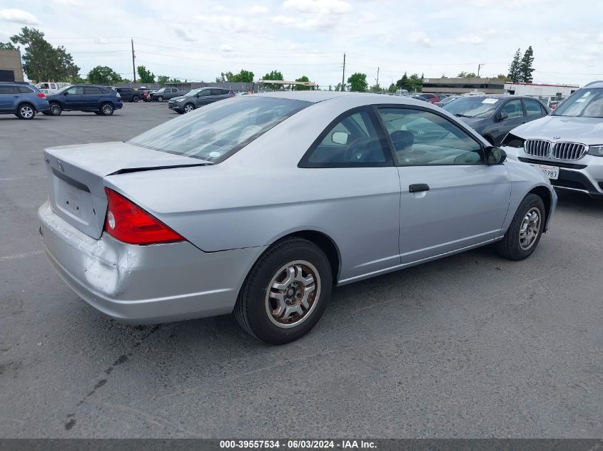 2004 Honda Civic Vp VIN: 1HGEM22334L001646 Lot: 39557534