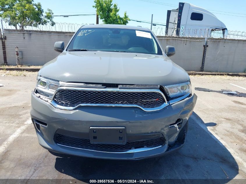 2022 Dodge Durango Sxt Awd VIN: 1C4RDJAG6NC160449 Lot: 39557536