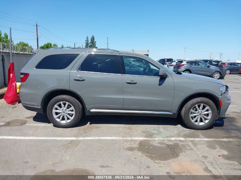 2022 Dodge Durango Sxt Awd VIN: 1C4RDJAG6NC160449 Lot: 39557536