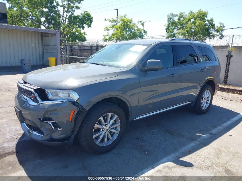 2022 Dodge Durango Sxt Awd VIN: 1C4RDJAG6NC160449 Lot: 39557536