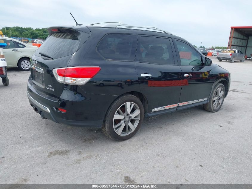 2013 Nissan Pathfinder Platinum VIN: 5N1AR2MM4DC627612 Lot: 39557544