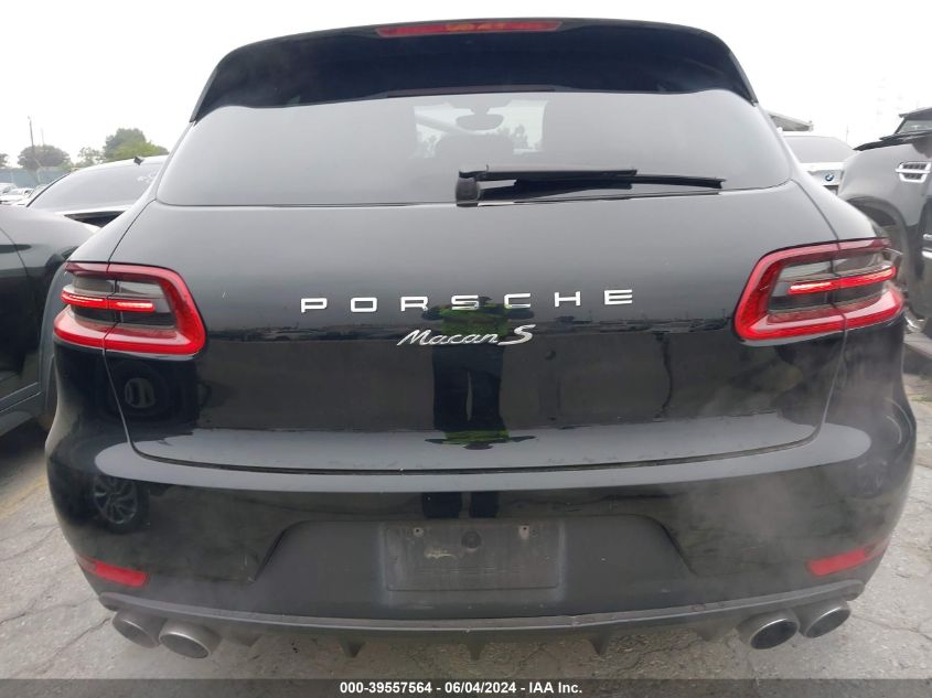 2015 Porsche Macan S VIN: WP1AB2A53FLB74655 Lot: 39557564