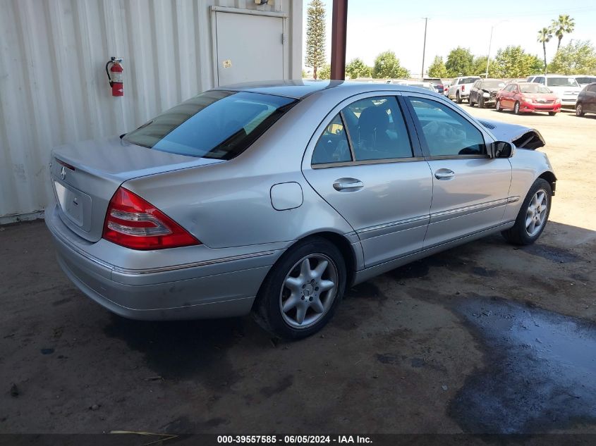 2004 Mercedes-Benz C 320 Sport VIN: WDBRF64J64F450085 Lot: 39557585