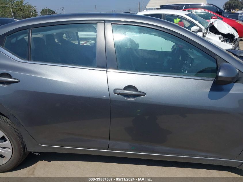 2022 Nissan Sentra S Xtronic Cvt VIN: 3N1AB8BV8NY282992 Lot: 39557587