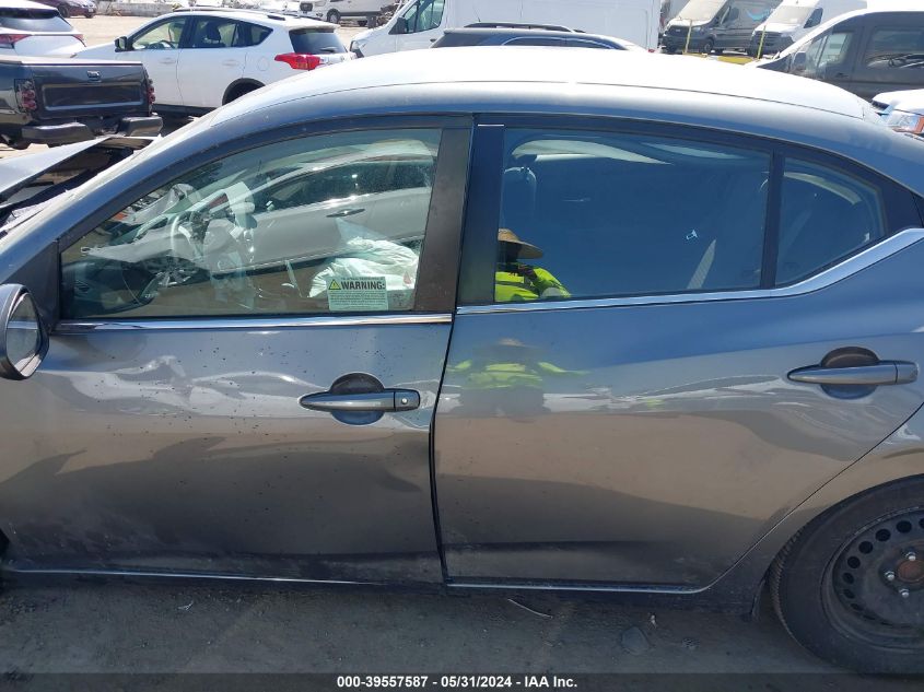 2022 Nissan Sentra S Xtronic Cvt VIN: 3N1AB8BV8NY282992 Lot: 39557587