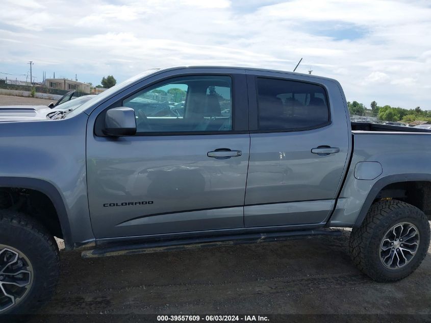 2022 Chevrolet Colorado 4Wd Short Box Zr2 VIN: 1GCGTEEN8N1127023 Lot: 39557609