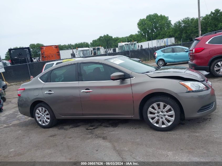 2015 Nissan Sentra Sv VIN: 3N1AB7AP5FY298615 Lot: 39557626