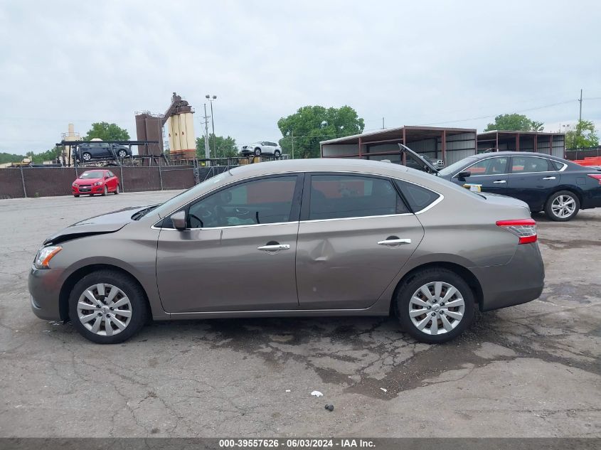 2015 Nissan Sentra Sv VIN: 3N1AB7AP5FY298615 Lot: 39557626