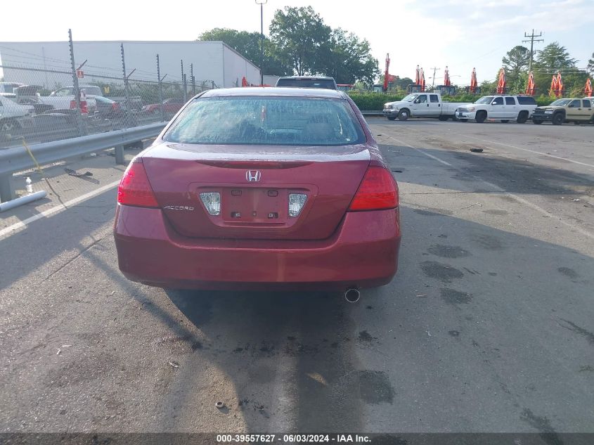 2006 Honda Accord 2.4 Ex VIN: 1HGCM56756A100201 Lot: 39557627