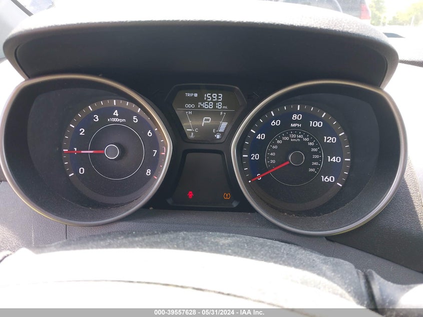 2012 Hyundai Elantra Limited VIN: 5NPDH4AE7CH148200 Lot: 39557628