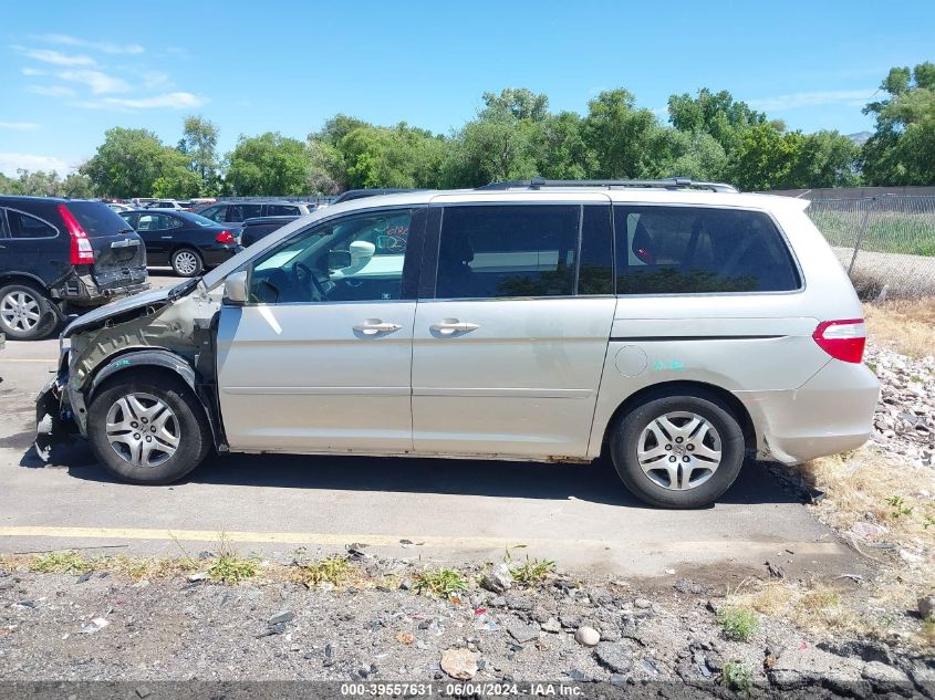 2007 Honda Odyssey Ex-L VIN: 5FNRL38737B101028 Lot: 39557631