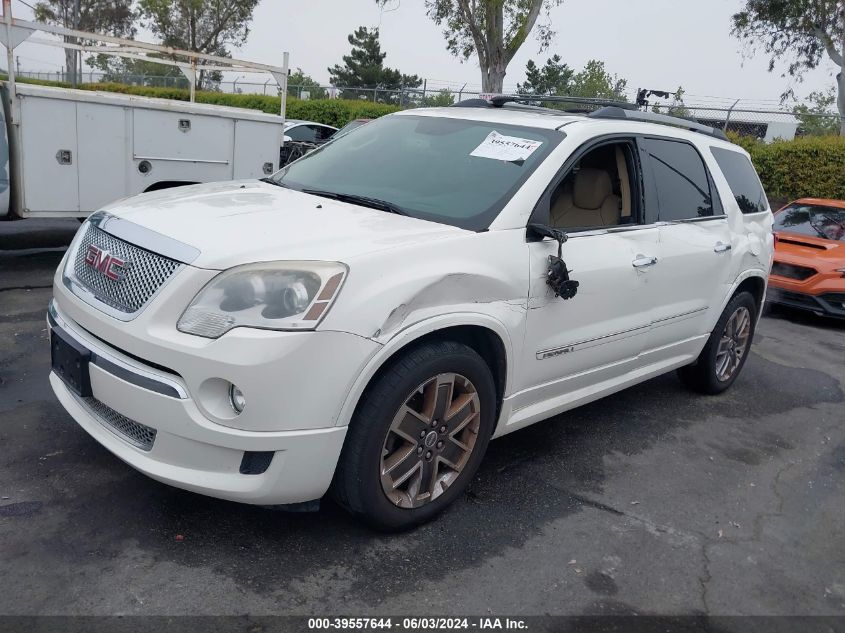 2012 GMC Acadia Denali VIN: 1GKKVTED7CJ157616 Lot: 39557644