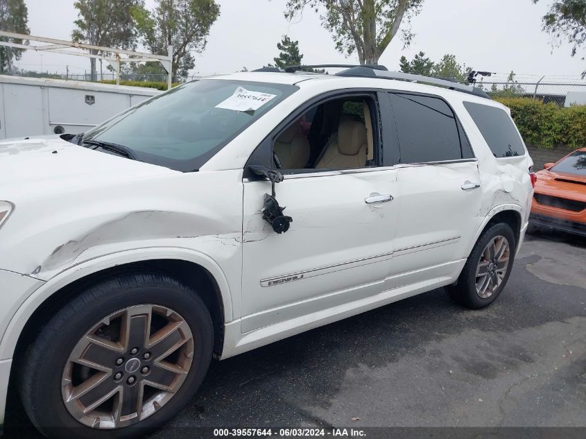 2012 GMC Acadia Denali VIN: 1GKKVTED7CJ157616 Lot: 39557644