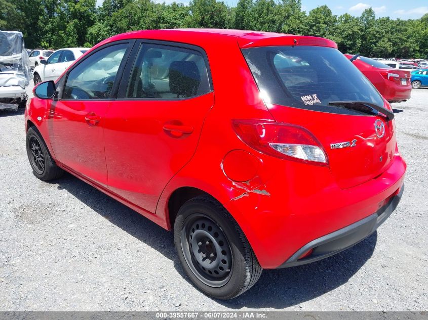 2013 MAZDA MAZDA2 TOURING - JM1DE1LZ4D0164196