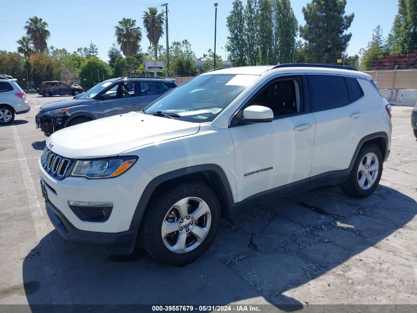 2018 Jeep Compass Latitude Fwd VIN: 3C4NJCBB0JT408568 Lot: 39557679