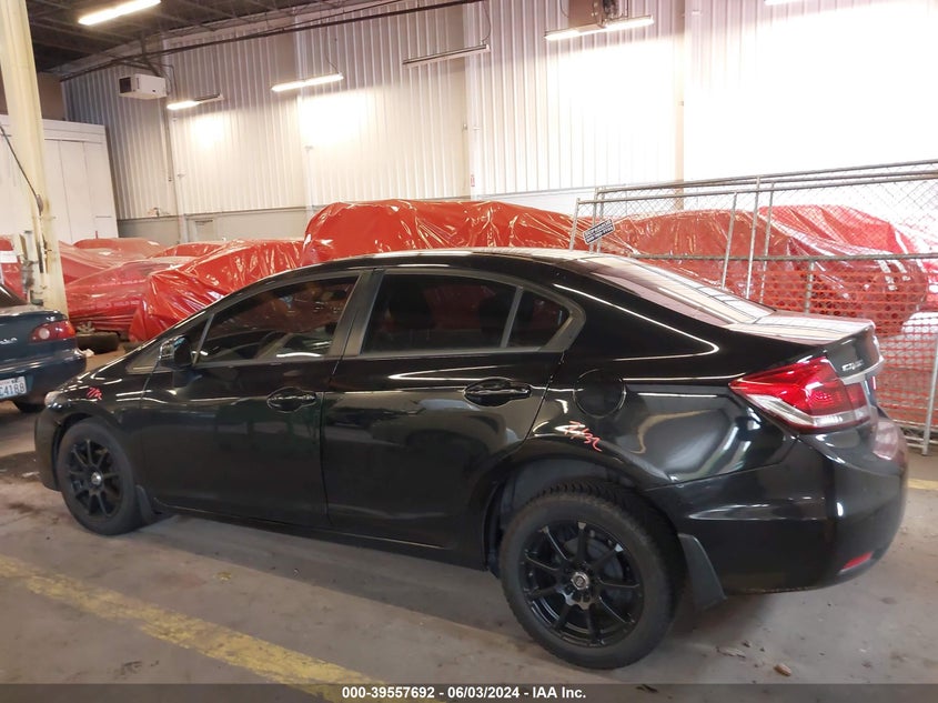 2013 Honda Civic Lx VIN: 19XFB2F52DE293836 Lot: 39557692