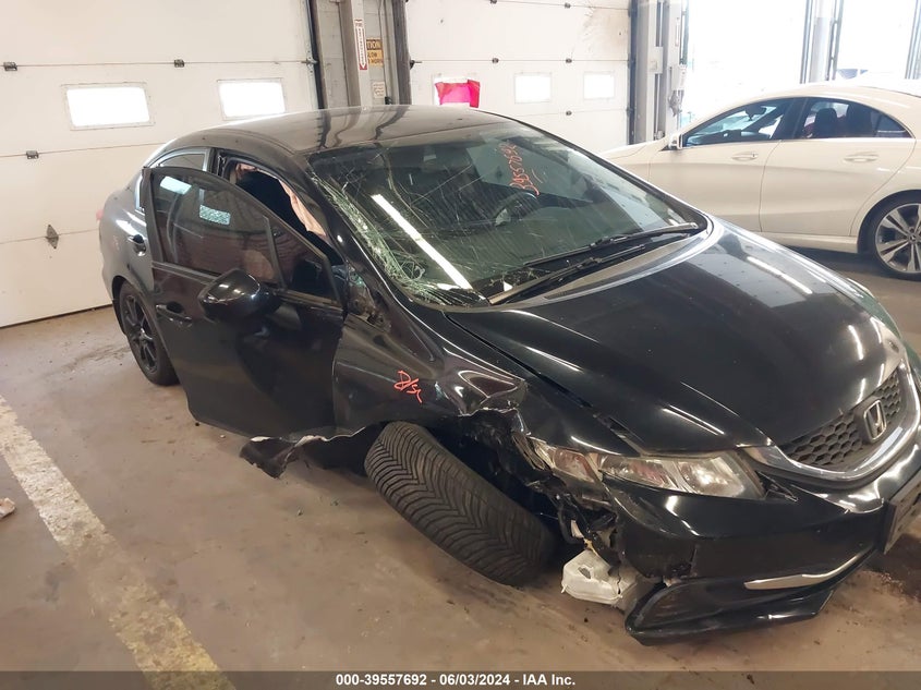 2013 Honda Civic Lx VIN: 19XFB2F52DE293836 Lot: 39557692