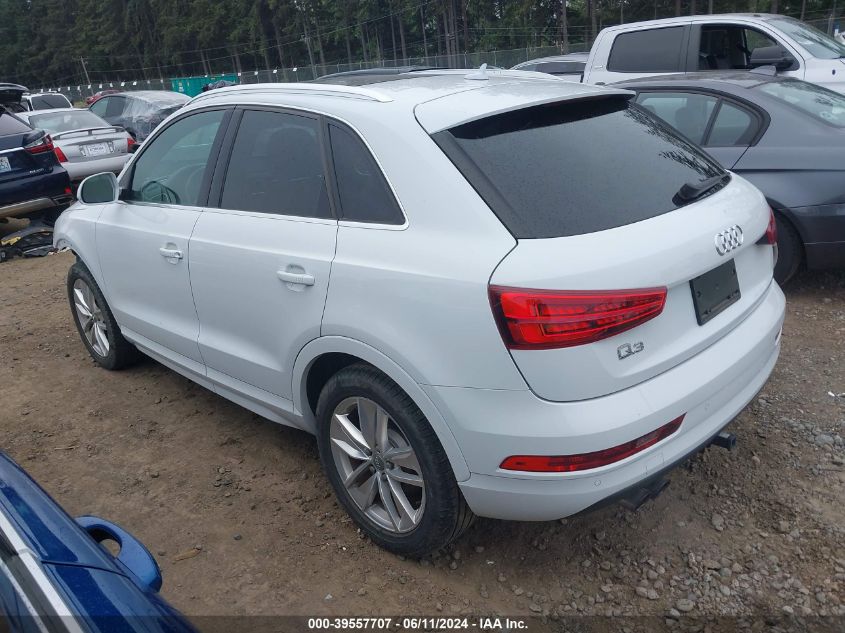 2018 Audi Q3 2.0T Premium/2.0T Sport Premium VIN: WA1HCCFS6JR003142 Lot: 39557707