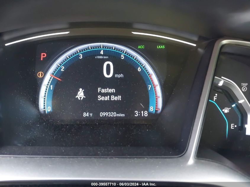 2019 Honda Civic Ex-L VIN: 19XFC1F70KE204335 Lot: 39557710