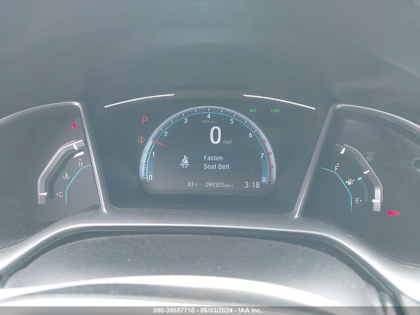 2019 Honda Civic Ex-L VIN: 19XFC1F70KE204335 Lot: 39557710