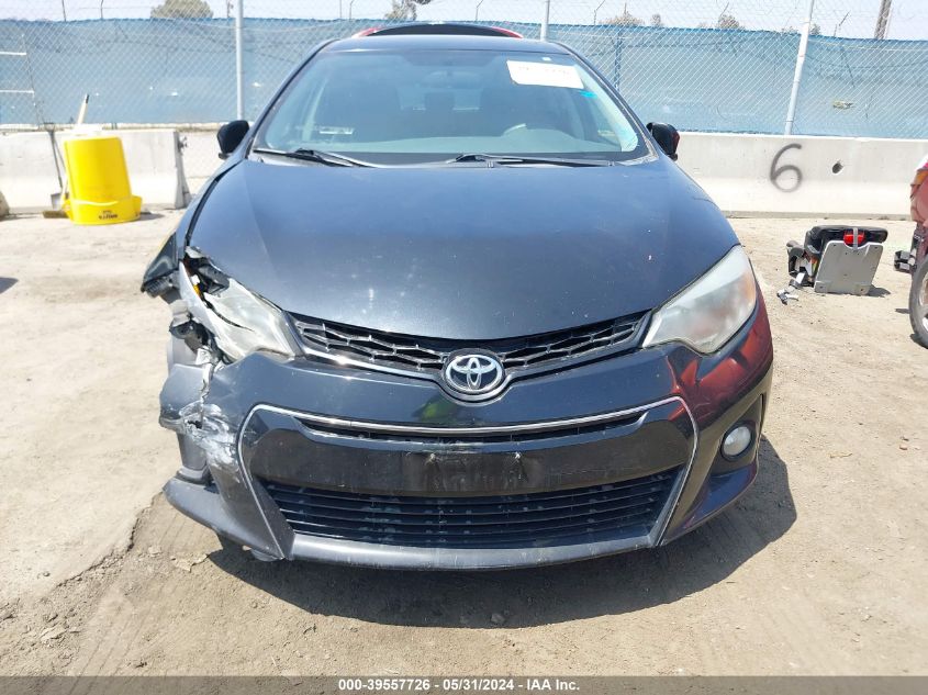 2016 Toyota Corolla S Plus VIN: 5YFBURHE8GP376320 Lot: 39557726