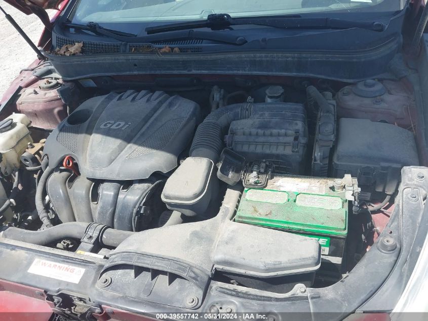 2013 Hyundai Sonata Gls VIN: 5NPEB4AC3DH759119 Lot: 39557742