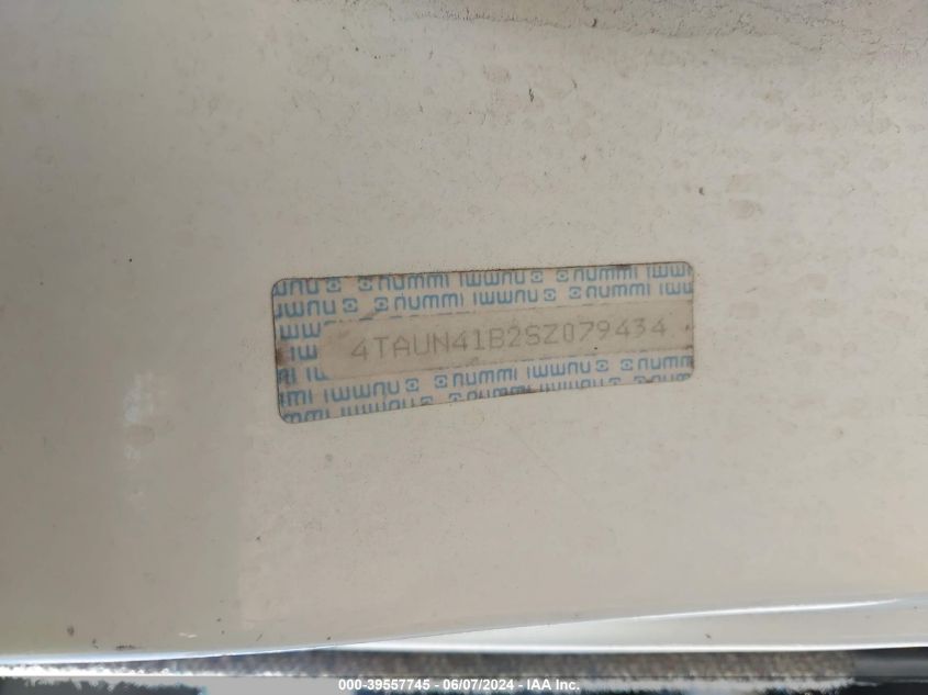 1995 Toyota Tacoma VIN: 4TAUN41B2SZ079434 Lot: 39557745