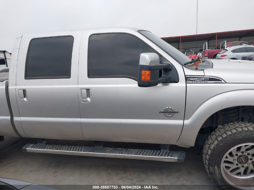 2013 Ford F-250 Lariat VIN: 1FT7W2BT0DEA55444 Lot: 39557753