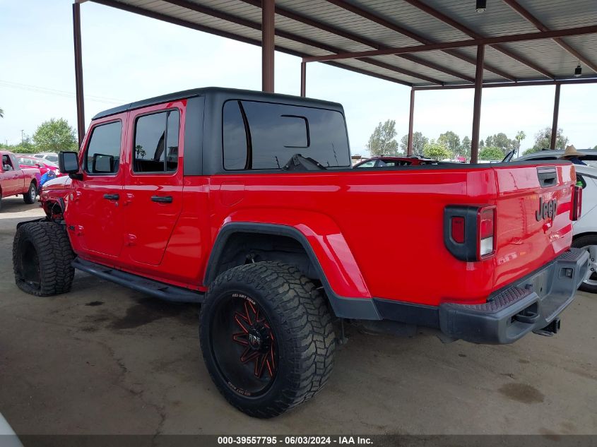 2020 Jeep Gladiator Sport S 4X4 VIN: 1C6HJTAG4LL212326 Lot: 39557795