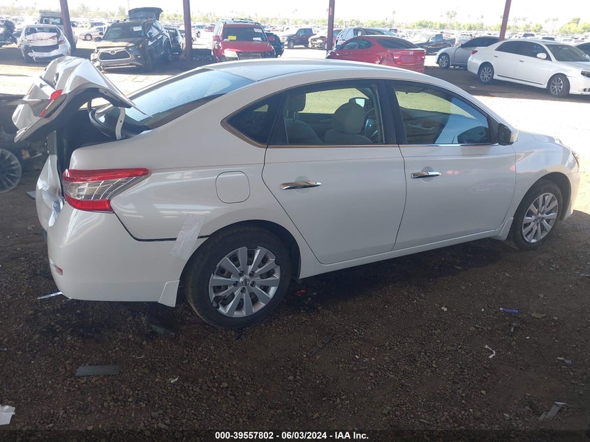 2014 Nissan Sentra S VIN: 3N1AB7AP7EL686330 Lot: 39557802