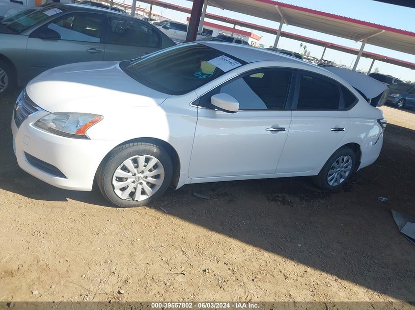 2014 Nissan Sentra S VIN: 3N1AB7AP7EL686330 Lot: 39557802