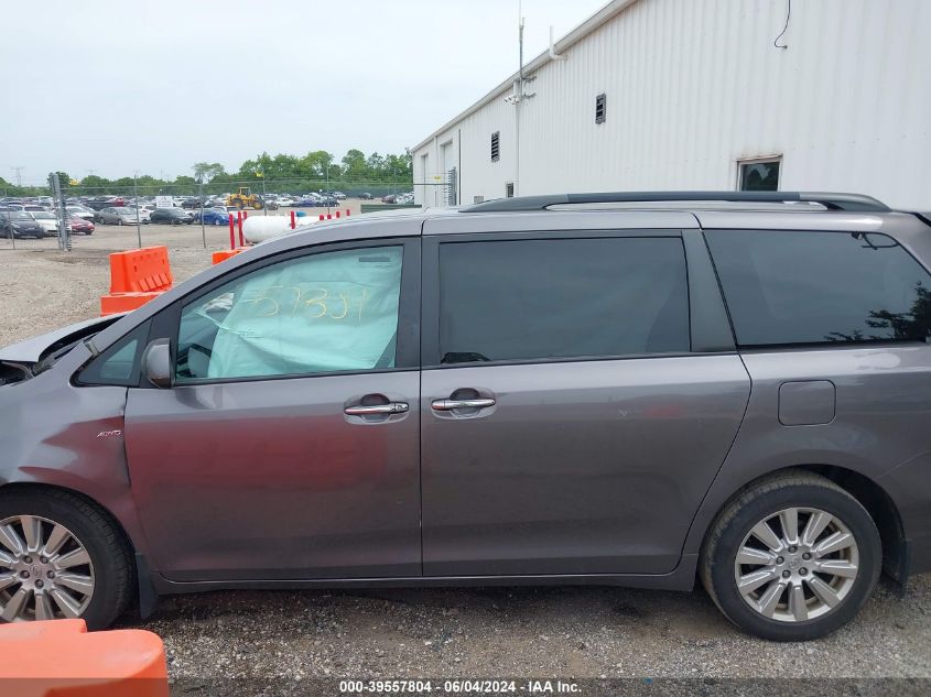 2017 Toyota Sienna Xle 7 Passenger VIN: 5TDDZ3DC0HS148820 Lot: 39557804