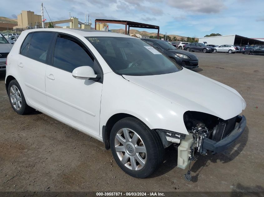 2007 Volkswagen Rabbit 4-Door VIN: WVWDS91K17W127122 Lot: 39557871