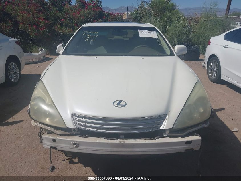 2004 Lexus Es 330 VIN: JTHBA30G245017393 Lot: 39557890