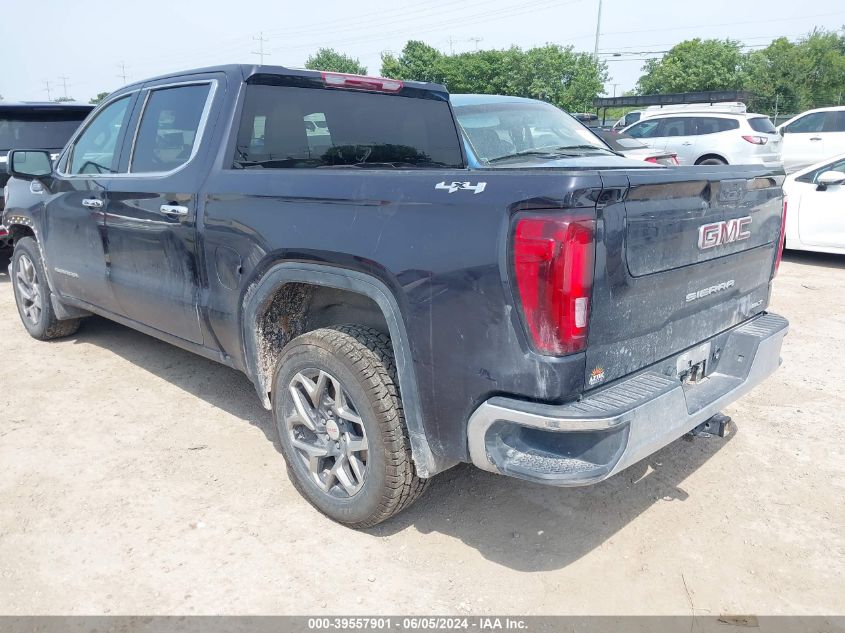 2022 GMC Sierra 1500 4Wd Short Box Slt VIN: 3GTUUDED8NG658841 Lot: 39557901