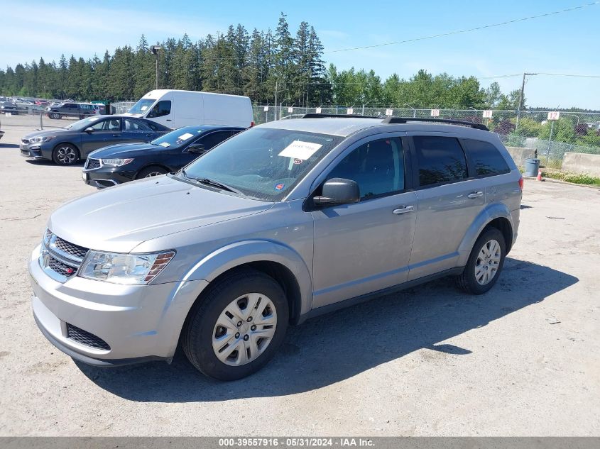 2016 Dodge Journey Se VIN: 3C4PDCAB6GT148509 Lot: 39557916