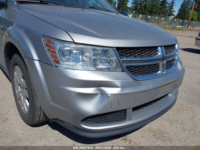 2016 Dodge Journey Se VIN: 3C4PDCAB6GT148509 Lot: 39557916