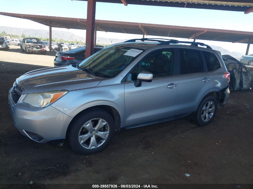 2015 Subaru Forester 2.5I Limited VIN: JF2SJAHC7FH458527 Lot: 39557926