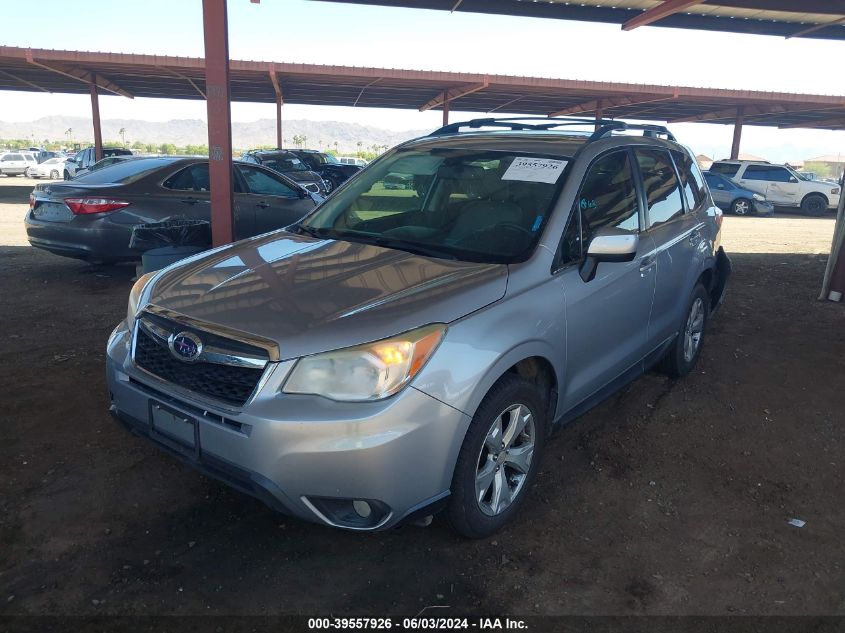 2015 Subaru Forester 2.5I Limited VIN: JF2SJAHC7FH458527 Lot: 39557926