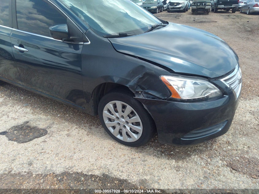 2014 Nissan Sentra S VIN: 3N1AB7AP3EL626383 Lot: 39557928