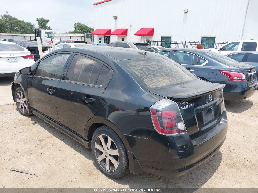 2012 Nissan Sentra 2.0 Sr VIN: 3N1AB6APXCL733809 Lot: 39557947