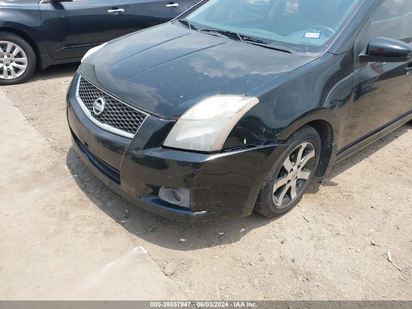 2012 Nissan Sentra 2.0 Sr VIN: 3N1AB6APXCL733809 Lot: 39557947