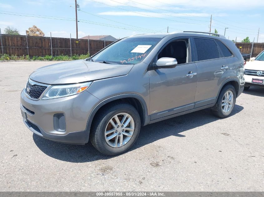 5XYKTDA7XFG645793 2015 KIA SORENTO - Image 2